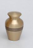 ITEM NO. 6101
DESCRIPTION:-  BRASS SMALL URN.
SIZE:- 6 CMS.
CAPACITY:-   ML
FINISH:-  MAT BRASS BLACK BAND
PRICE:-
PACKING :- SINGLE BOX UNDER 48 PCS MASTER CARTON.

Keywords: KEAP SAKE URN