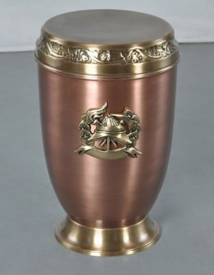 ITEM NO. 6719
DESCRIPTION:- BRASS URN
SIZE:- 30 CMS.
CAPACITY:-2.50 ML
FINISH:- POLISH TOP LID & BASE COPPER ANTIQUE HUNTING.
PRICE:-
PACKING:- SINGLE BOX STYRO FOAM UNDER 4 PCS MASTER CARTON
Keywords: FUNERAL URN