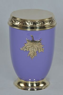 ITEM NO. 6739
DESCRIPTION:- BRASS SHEET
SIZE:- 30 CMS.
CAPACITY:-3.50 ML
FINISH:-  BLUE ENAMELED LEAVES APPLIQUE
PRICE:-
PACKING:- SINGLE BOX STYRO FOAM UNDER 4 PCS MASTER CARTON
Keywords: FUNERAL URN
