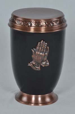 METAL CHEAP URN
ITEM NO. 6741
METAL:- BRASS & IRON SHEET 
FINISH:- BLACK ENAMELED COPPER ENGRAVED TOP LID AND BASE WITH DECO  APPLIQUE
SIZE:- 30 CMS.
PACKING:- SINGLE BOX PACKING UNDER 8 PCS MASTER CARTON.

Keywords: EUROPEAN DESIGNER URN