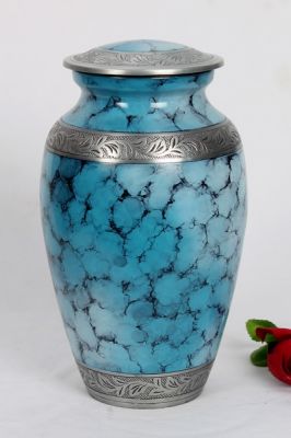 ALUMINIUM CREMATION URN
ITEM NO. 6792
MATERIAL:- ALUMINIUM
DESCRIPTION:- METAL CREMATION URN
SIZE:- 28 CM.
CAPACITY:- 3.50 ML
FINISH:- BLUE FIRE FOX ENGRAVE SILVER BAND
PRICE:- 
PACKING:- SINGLE BOX STYRO FOAM UNDER 4 PCS MASTER CARTON.
Keywords: FUNERAL URN