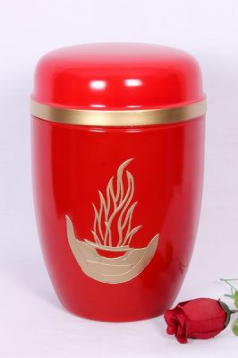 IRON CHEAP URN.
ITEM NO. 6850
DESCRIPTION:- IRON CHEAP URN.
SIZE:- 27 CMS.
CAPACITY:-3.50 ML
FINISH:-  RED GLOSSY BOAT IN GOLDEN.
PRICE:-
PACKING:- SINGLE BOX STYRO FOAM UNDER 4 PCS MASTER CARTON
Keywords: ASHES FOR POT