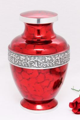 ALUMINIUM CREMATION URN
ITEM NO. 6927
MATERIAL:- ALUMINIUM
DESCRIPTION:- METAL CREMATION URN
SIZE:- 28 CM.
CAPACITY:- 3.50 ML
FINISH:- RED FIRE FOX ENGRAVED SILVER BAND
PRICE:- 
PACKING:- SINGLE BOX STYRO FOAM UNDER 4 PCS MASTER CARTON.
Keywords: FUNERAL URN