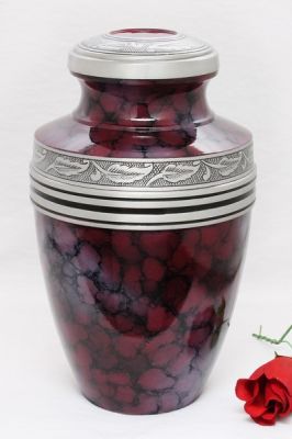 ALUMINIUM CREMATION URN
ITEM NO. 6930
MATERIAL:- ALUMINIUM
DESCRIPTION:- METAL CREMATION URN
SIZE:- 29 CM.
CAPACITY:- 3.50 ML
FINISH:- PURPLE FIRE FOX ENGRAVED SILVER BAND
PRICE:- 
PACKING:- SINGLE BOX STYRO FOAM UNDER 4 PCS MASTER CARTON.
Keywords: FUNERAL URN