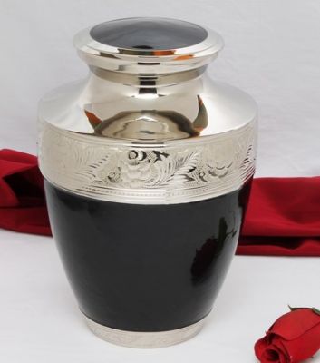 METAL CREMATION URN
ITEM NO. 6950
DESCRIPTION:- METAL CREMATION URN
SIZE:- 26 CM.
CAPACITY:- 3.50 ML
FINISH:- BLACK ENAMELED NICKLE
PRICE:- 
PACKING:- SINGLE BOX STYRO FOAM UNDER 4 PCS MASTER CARTON.
Keywords: ASHES FOR POT