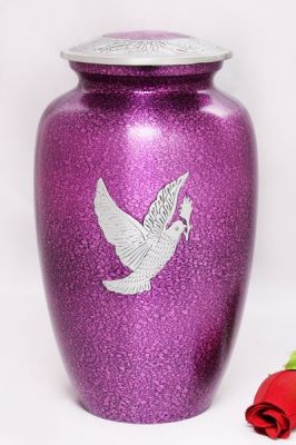ALUMINIUM CREMATION URN
ITEM NO. 6960
MATERIAL:- ALUMINIUM
DESCRIPTION:- METAL CREMATION URN
SIZE:- 27 CM.
CAPACITY:- 3.50 ML
FINISH:- CLASSIC PURPLE MARBLE  ENGRAVE PEGIN
PRICE:- 
PACKING:- SINGLE BOX STYRO FOAM UNDER 4 PCS MASTER CARTON
Keywords: ADULT CREMATION URN