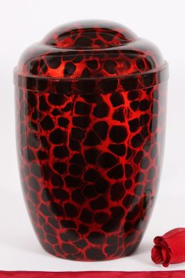 IRON CHEAP URN.
ITEM NO. 6994
DESCRIPTION:- IRON CHEAP URN.
SIZE:- 27 CMS.
CAPACITY:- 3.50 ML
FINISH:- BLACK & RED DESIGN SHADED 
PRICE:-
PACKING:- SINGLE BOX STYRO FOAM UNDER 4 PCS MASTER CARTON

Keywords: ADULT CREMATION URN