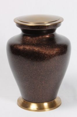 METAL CREMATION URN
ITEM NO. 7077
DESCRIPTION:- METAL CREMATION URN
SIZE:- 26 CM.
CAPACITY:- 3.50 ML
FINISH:-  BROWN BRASS TOP LID & BASE
PRICE:- 
PACKING:- SINGLE BOX STYRO FOAM UNDER 4 PCS MASTER CARTON.

Keywords: ASHES FOR POT