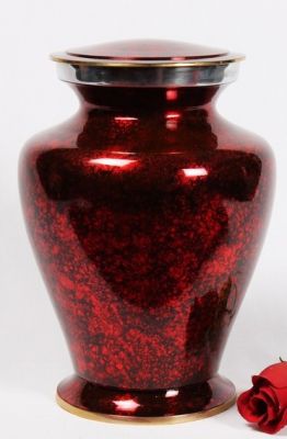 METAL CREMATION URN
ITEM NO. 7119
DESCRIPTION:- METAL CREMATION URN
SIZE:- 26 CM.
CAPACITY:- 3.50 ML
FINISH:-  RED MARBLE BRASS BASE & TOP
PRICE:- 
PACKING:- SINGLE BOX STYRO FOAM UNDER 4 PCS MASTER CARTON.

Keywords: FUNERAL URN