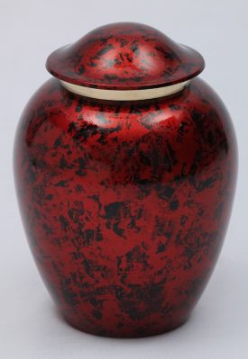 PET URN
ITEM NO. 7219
MATERIAL:- BRASS CLASSIC 
SIZE:- 15 CMS.
CAPACITY:- 1.50 ML
FINISH:-  RED & ROYAL BLACK SHADED WITH GOLDEN LINE
PACKING :- SINGLE BOX UNDER 12 PCS MASTER CARTON
Keywords: ASHES FOR POT